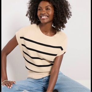 Evereve Tan Knit Sweater Korey pullover